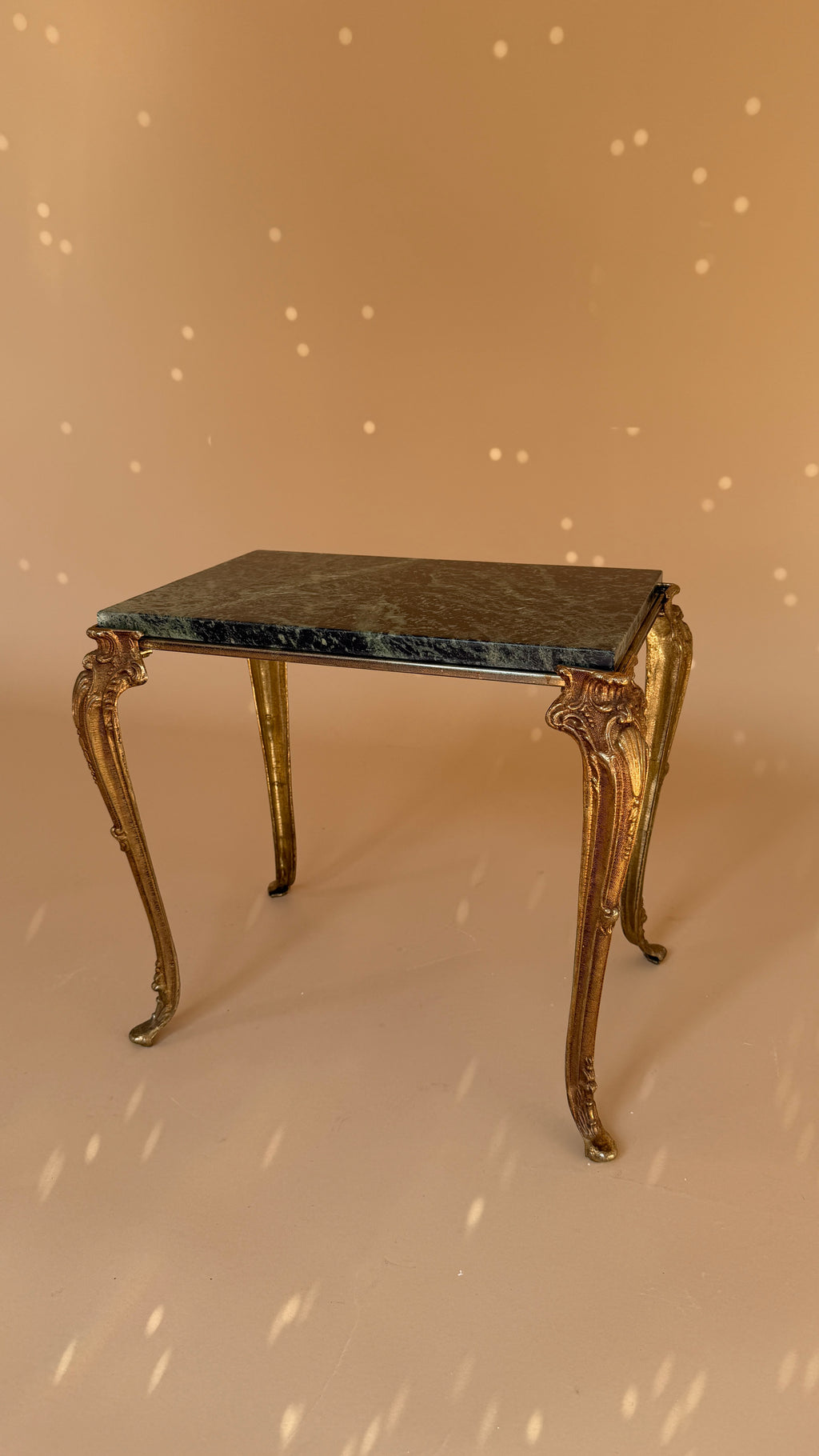 Vintage marble side table