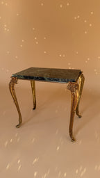 Vintage marble side table