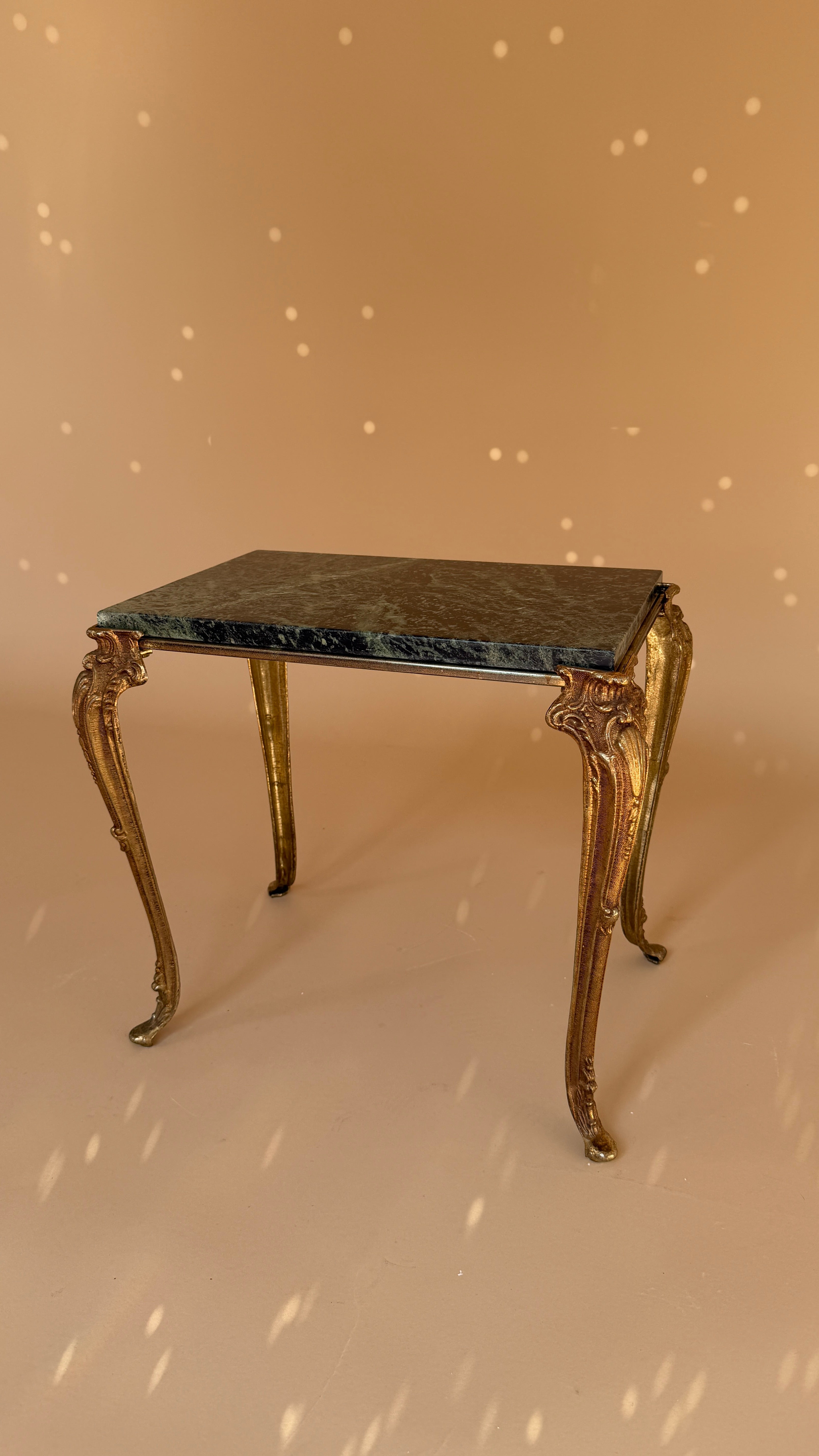 Vintage marble side table