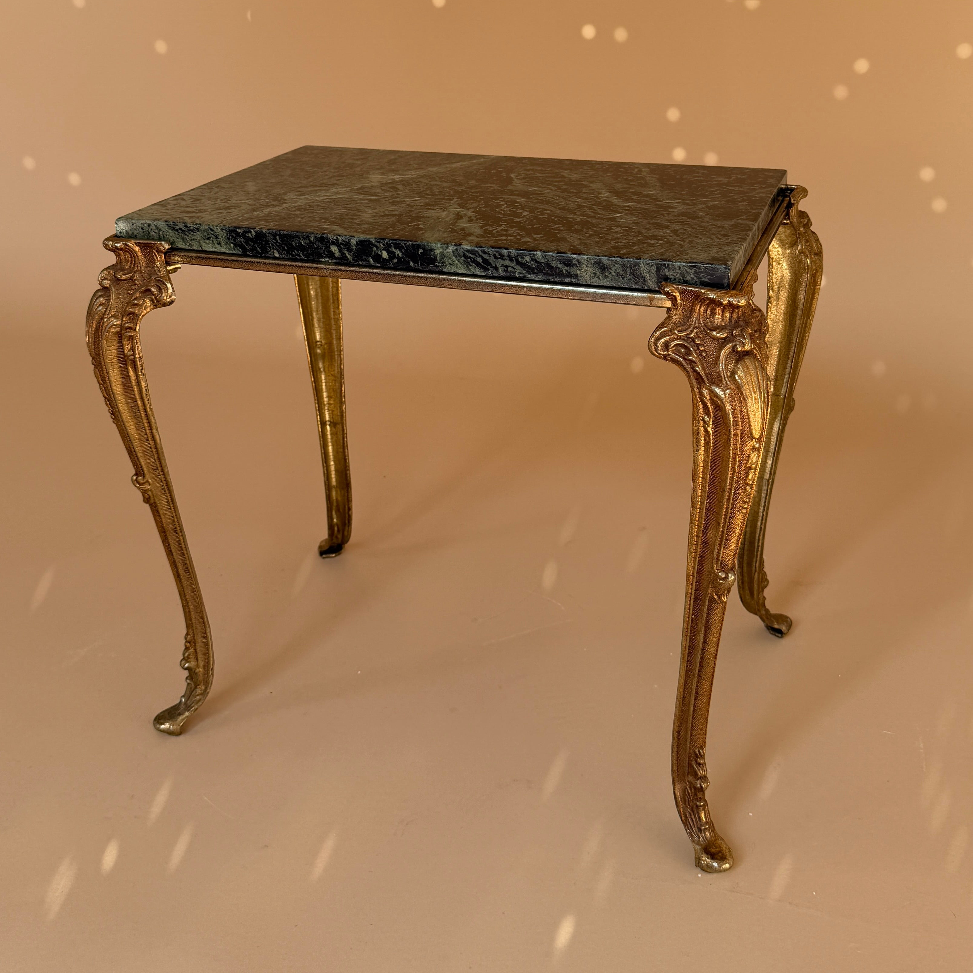 Vintage marble side table