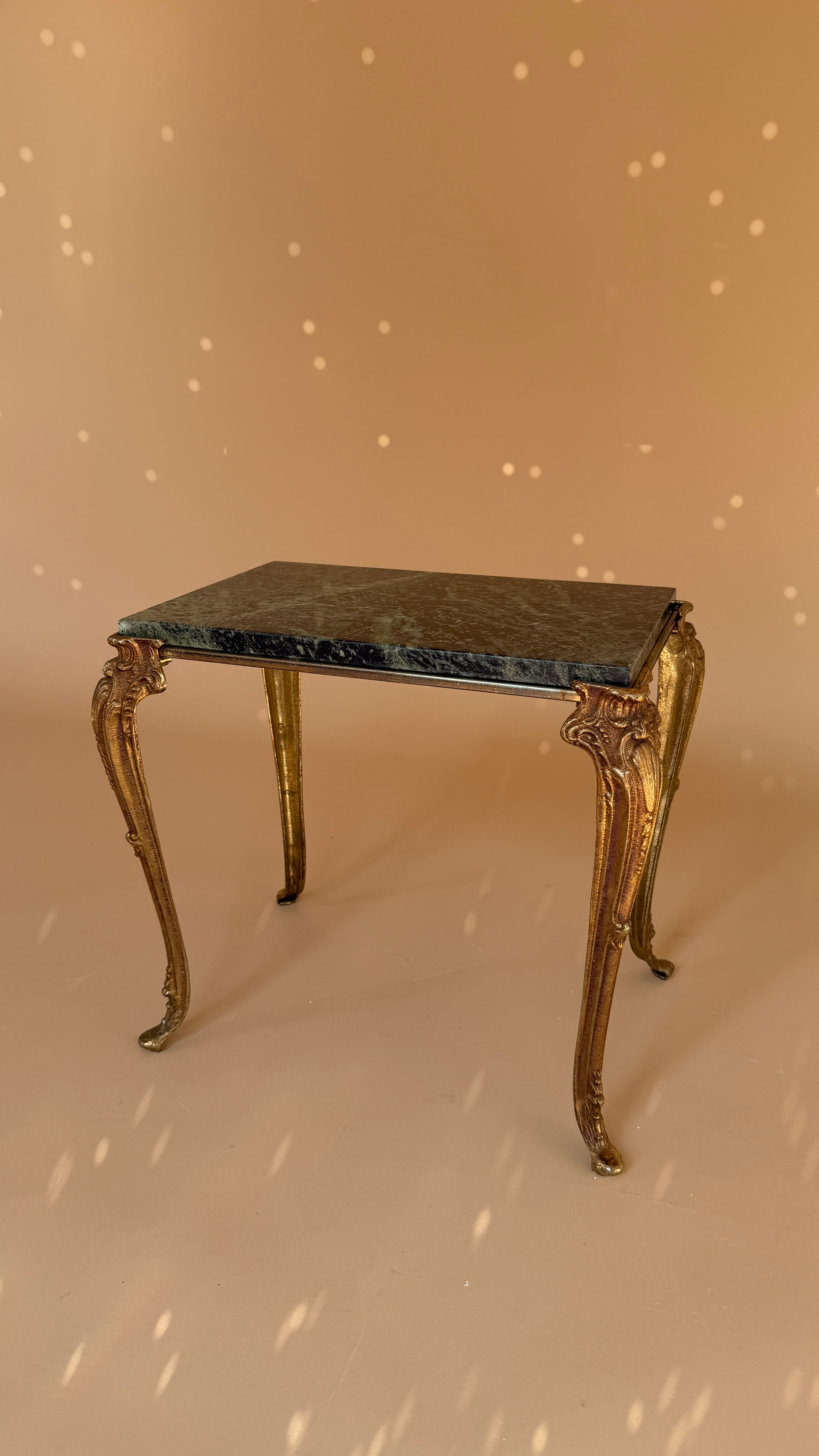 Vintage marble side table