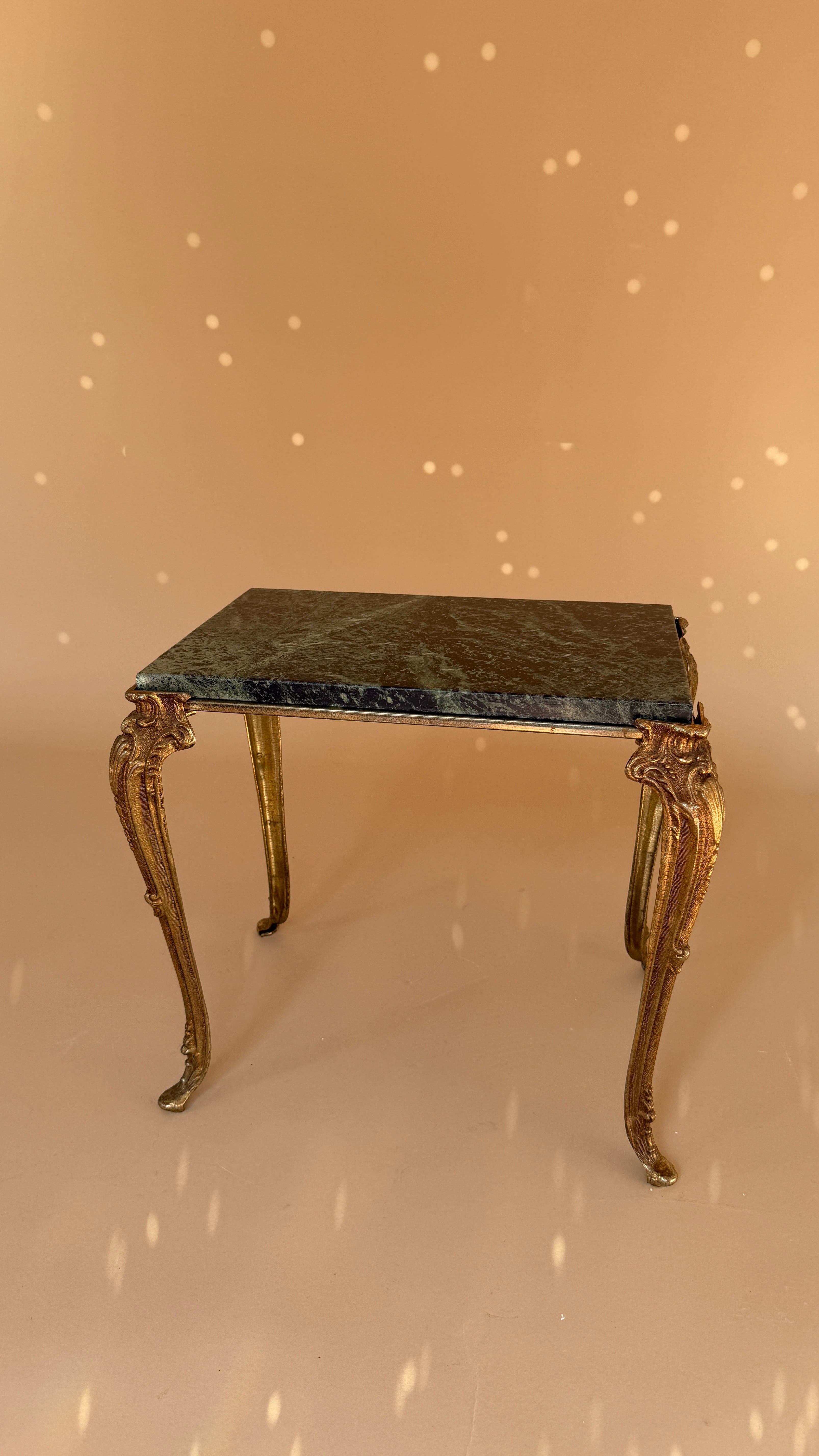 Vintage marble side table