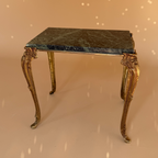 Vintage marble side table