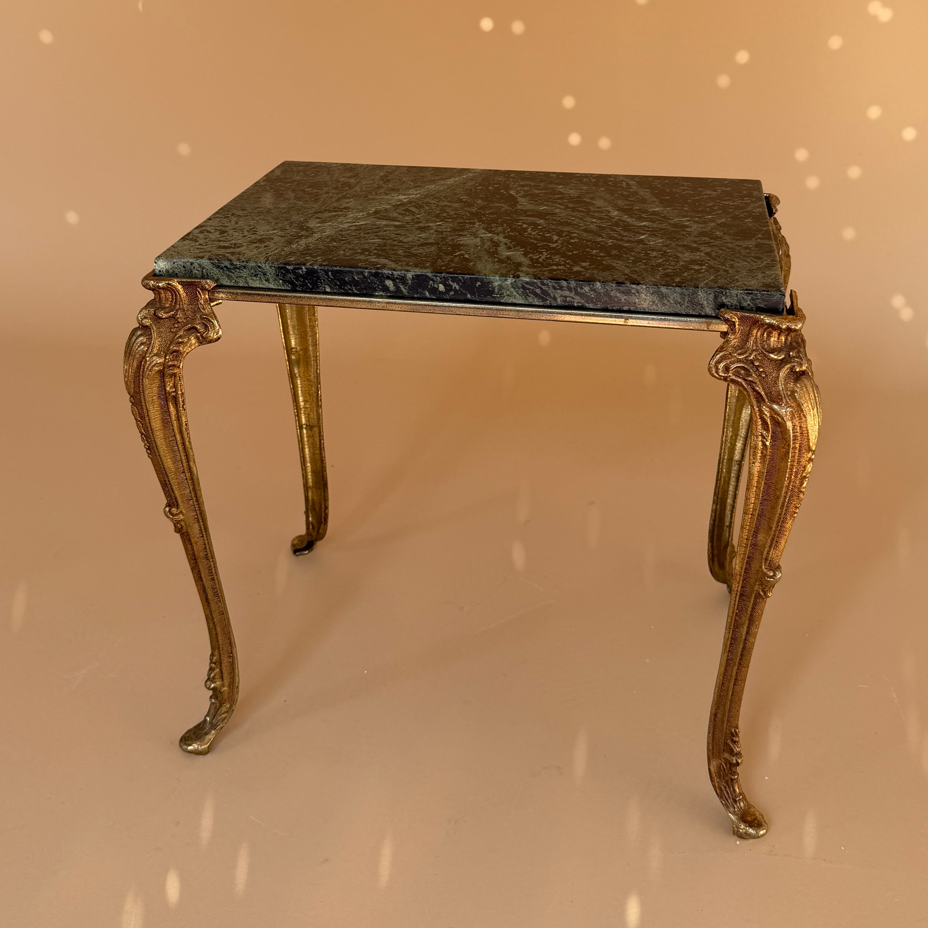 Vintage marble side table