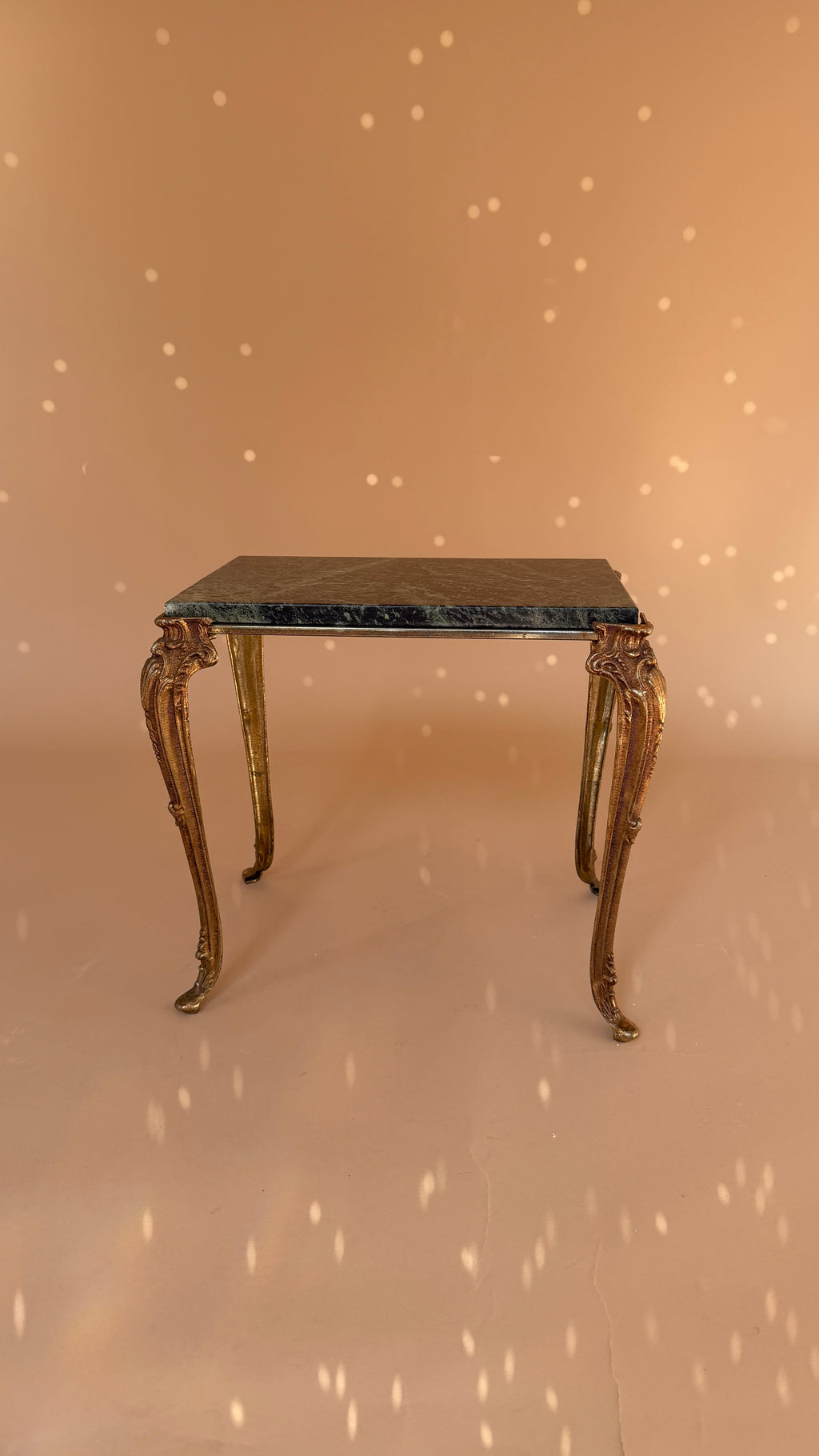 Vintage marble side table