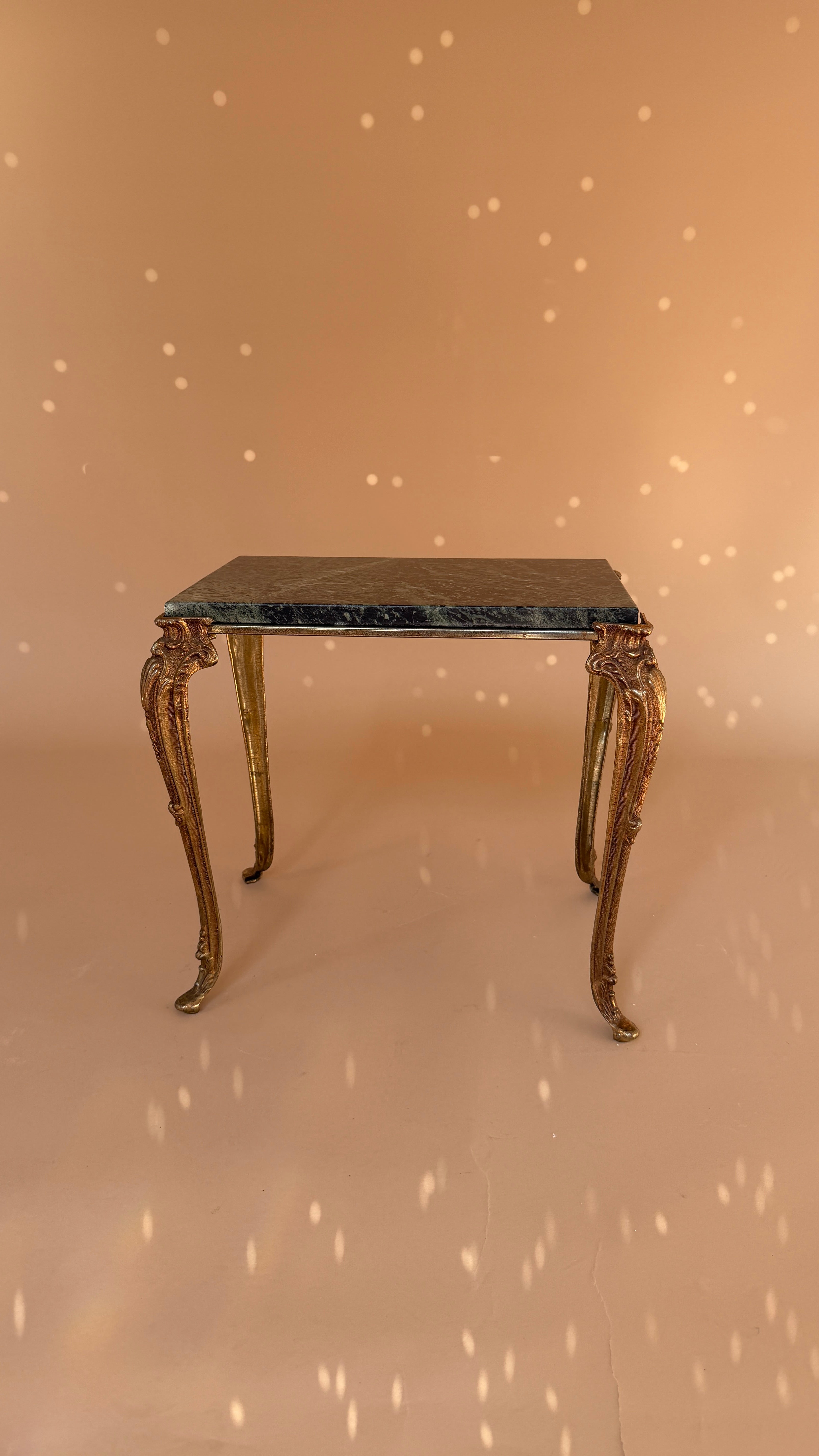 Vintage marble side table