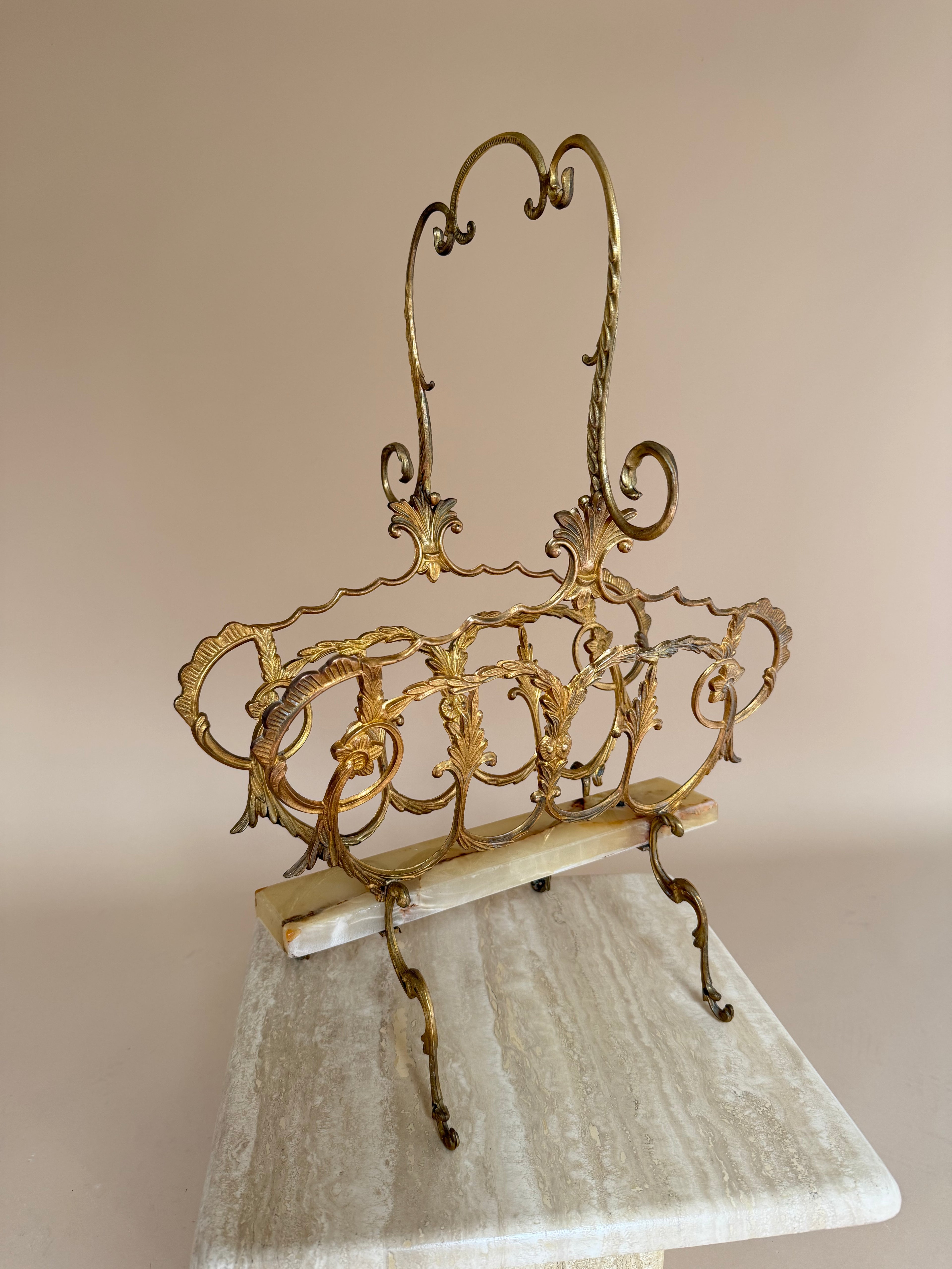 Vintage magazine rack