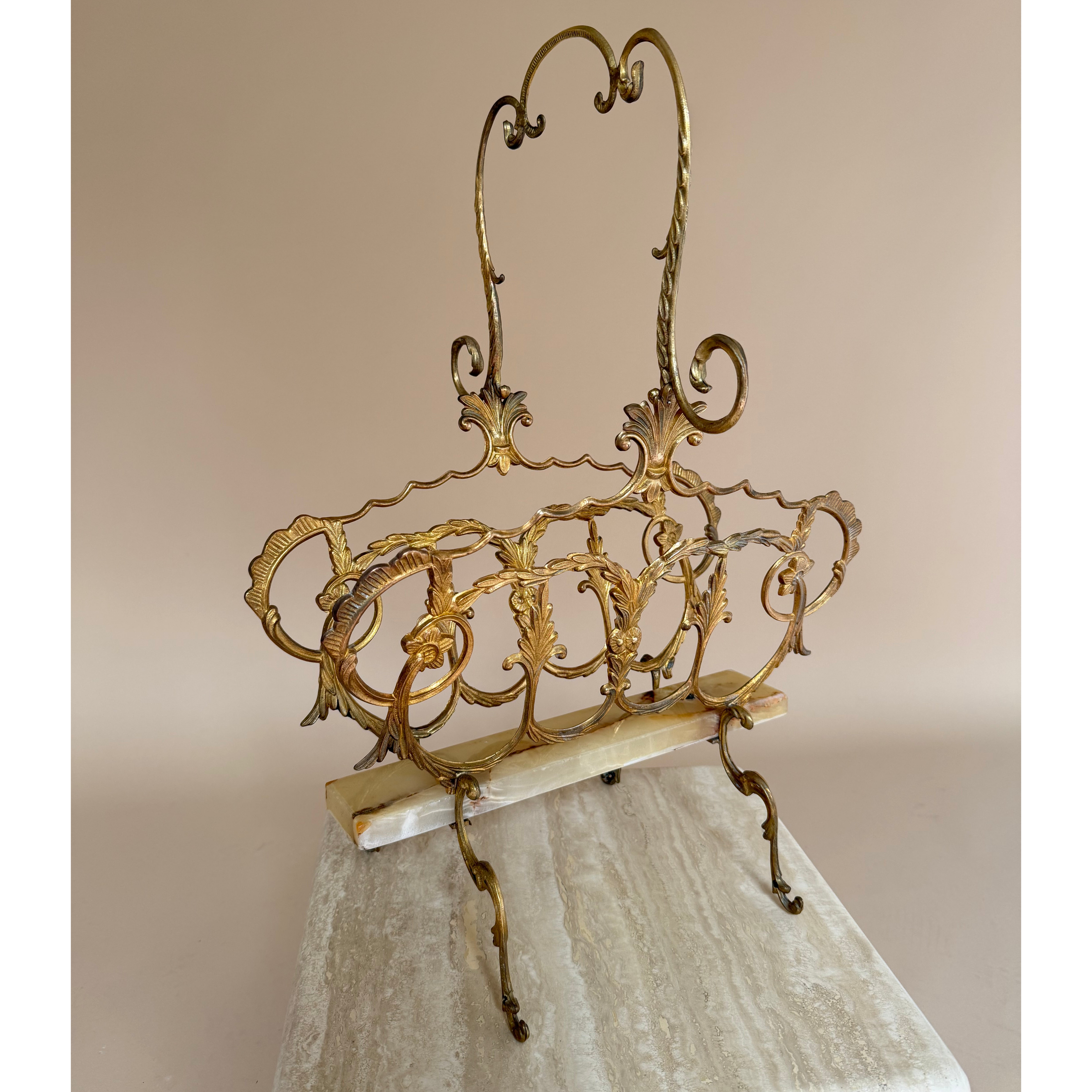 Vintage magazine rack