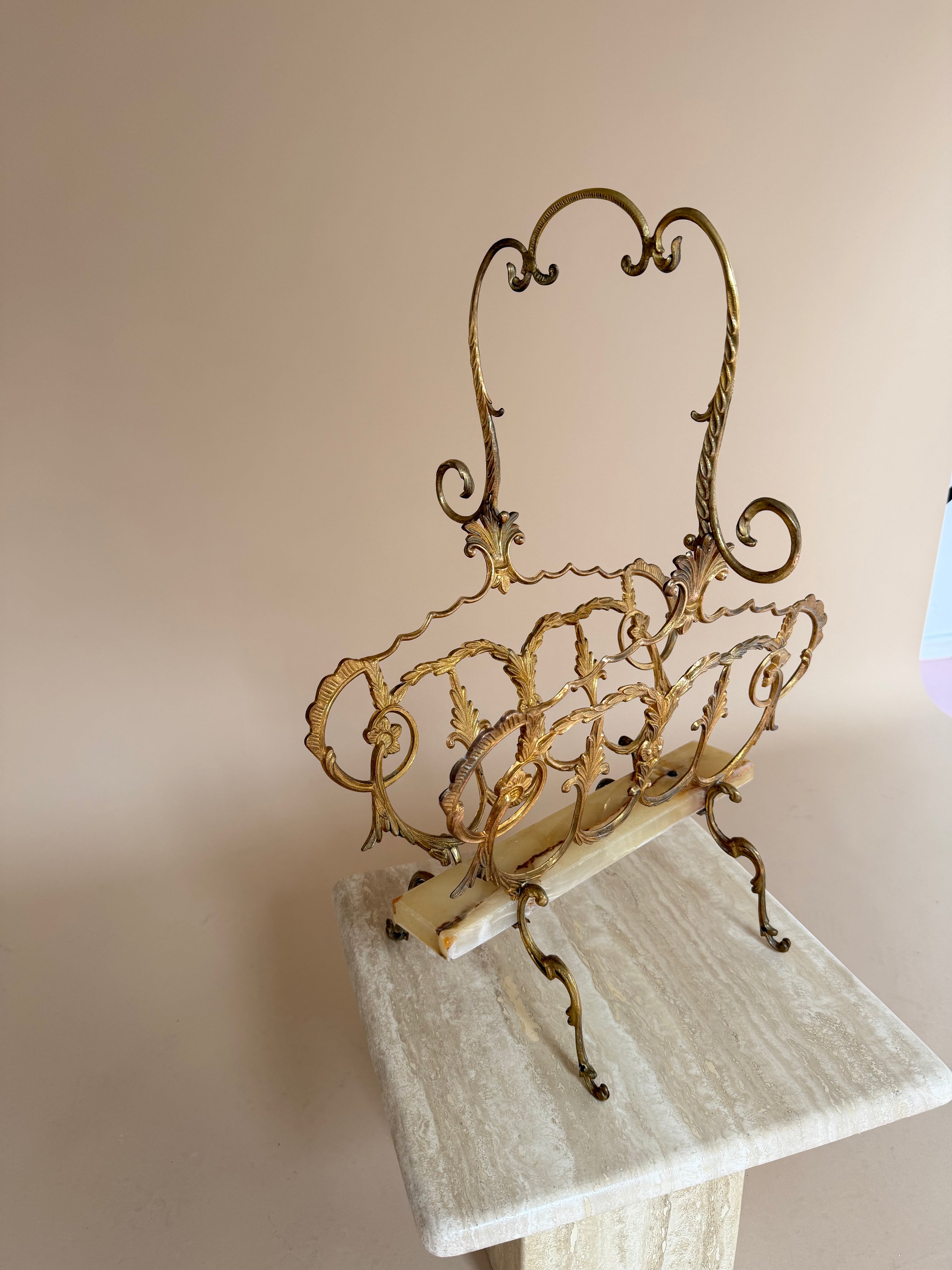 Vintage magazine rack