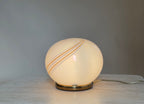 Vintage Venice Glass tafellamp met swirl | Italië