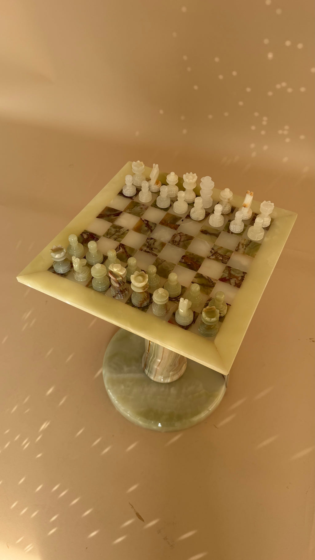 Onyx schaaktafel