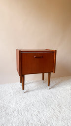 The Mid-Century Minimalist | Slender Teak Nightstand