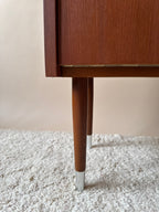 The Mid-Century Minimalist | Slender Teak Nightstand