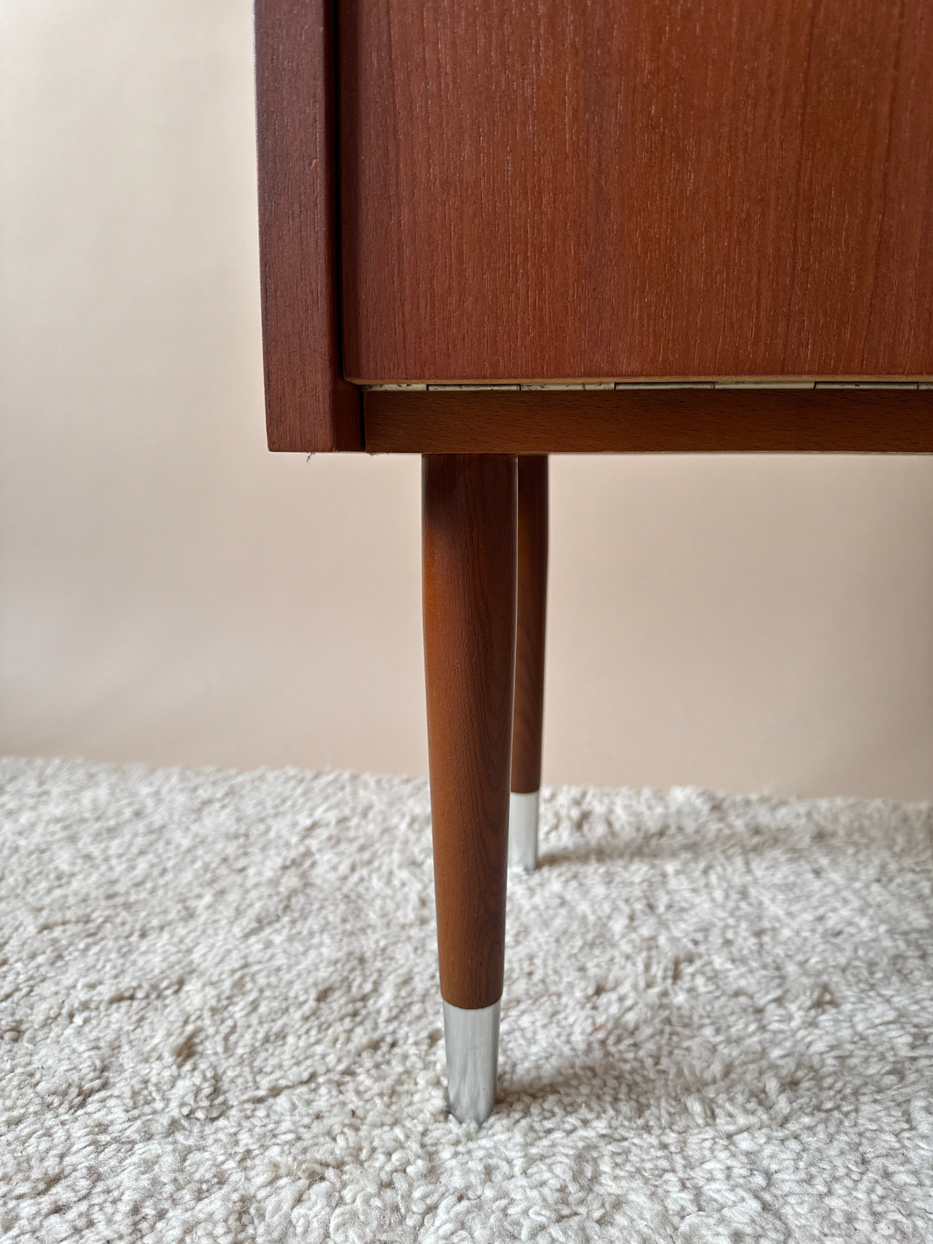 The Mid-Century Minimalist | Slender Teak Nightstand