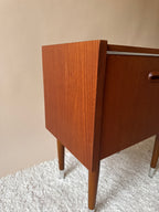 The Mid-Century Minimalist | Slender Teak Nightstand