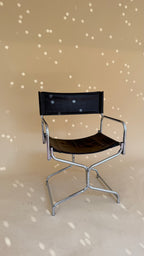 Vintage chromen klapstoel