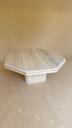 Vintage travertin salontafel