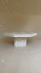 Vintage travertin salontafel