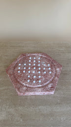Solitair spel van marmer