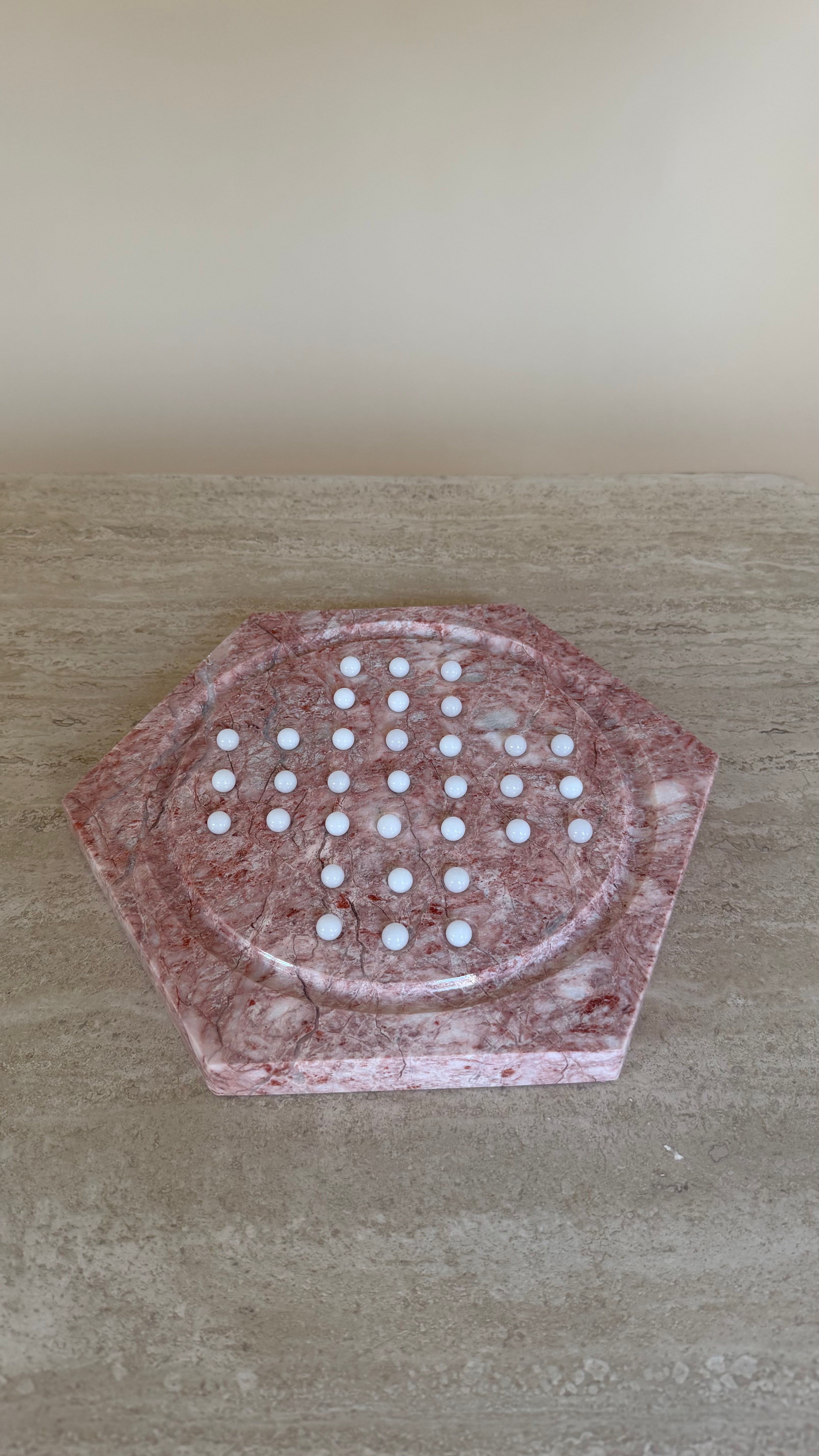 Solitair spel van marmer