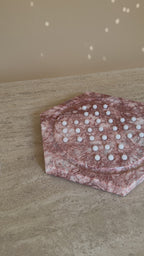 Solitair spel van marmer